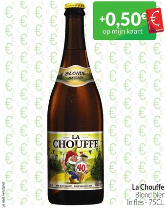 Intermarché LA CHOUFFE Blond bier 75CL aanbieding