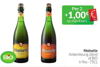 Intermarché Moinette Amberkleurig, blond 75CL aanbieding