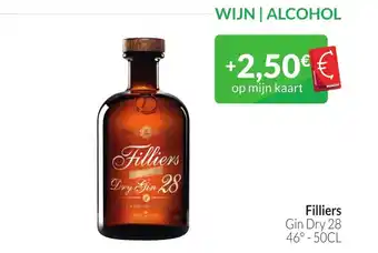 Intermarché Filliers Gin Dry 28 aanbieding