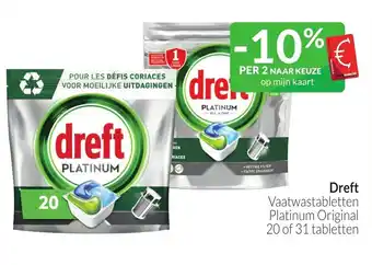 Intermarché Dreft Vaatwastabletten Platinum Original aanbieding