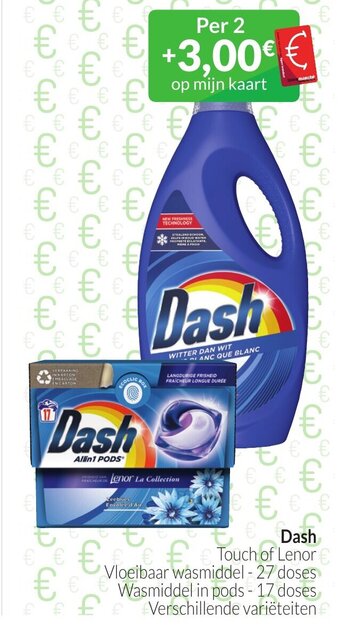 Intermarché Dash Touch of Lenor aanbieding