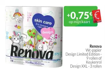 Intermarché Renova Wc-papier Design Limited Edition - aanbieding