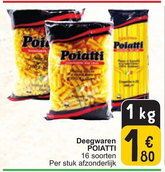 Cora Poiatti Deegwaren 1KG aanbieding