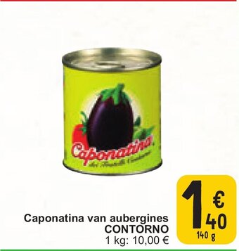 Cora CONTORNO Caponatina van aubergines 140G aanbieding