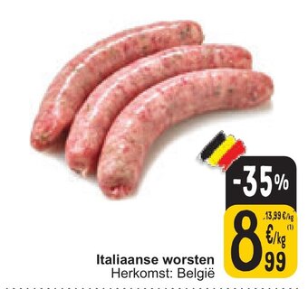 Cora Italiaanse worsten aanbieding
