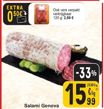 Cora Salami Genova aanbieding