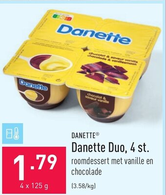 ALDI Danette Duo, 4 st. aanbieding