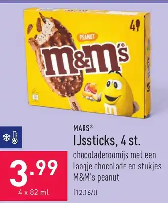 ALDI Mars IJssticks, 4 st. aanbieding