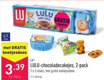 Lu Lulu-chocoladecakejes, 2-pack