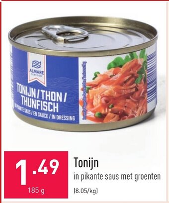 ALDI Tonijn aanbieding