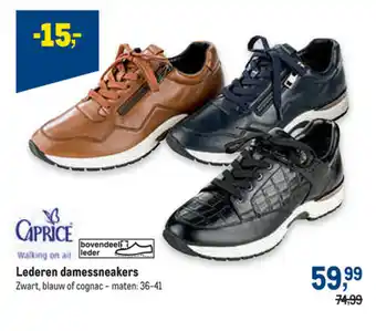 Caprice Lederen Damessneakers Maten: 36-41