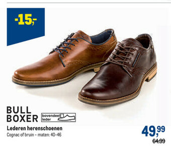Makro Bull Boxer Lederen Herenschoenen Maten 40-46 aanbieding