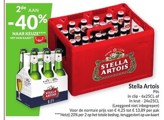 Intermarché Stella Artois Pils aanbieding