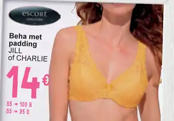 Escort Beha met padding JILL of CHARLIE