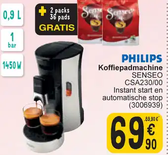 Cora PHILIPS Koffiepadmachine SENSEO CSA230/00 (3006939) aanbieding