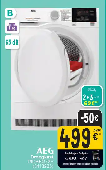 AEG Droogkast T6DBBG72P (3113235)