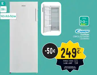 Cora CANDY Koelkast CMIOLS5144WH (3335856) aanbieding