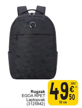 Cora Delsey Rugzak EGOA RPET Laptopvak (3125842) 50 cm aanbieding