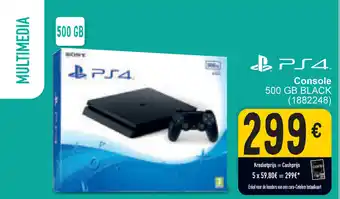 Cora PS4 Console 500 GB BLACK (1882248) aanbieding