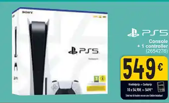 Cora PS% Console + 1 controller (2654276) aanbieding