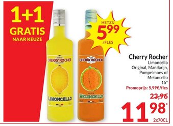 Intermarché Cherry Rocher Limoncello Original, Mandarin, Pompelmoes of Meloncello aanbieding