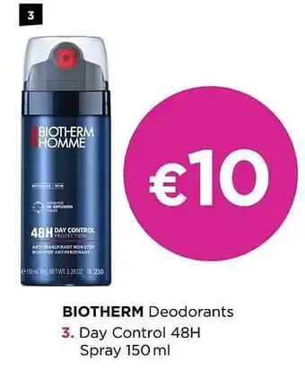 ICI PARIS XL Biotherm day control 48h spray aanbieding