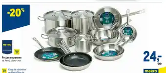 Makro Potten En Pannen 28 cm aanbieding