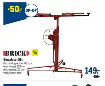Brick Gipsplatenlift