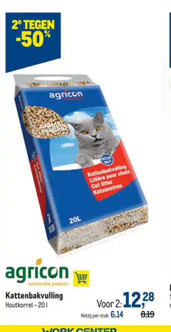 Makro Agricon Kattenbakvulling per stuk aanbieding