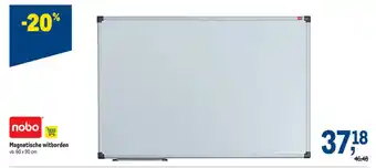Nobo Magnetische Witborden 60 x 90 cm