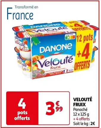 DANONE VELOUTÉ FRUIX 12 x 125 g