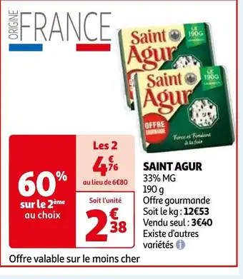 Saint Agur 190G Les 2