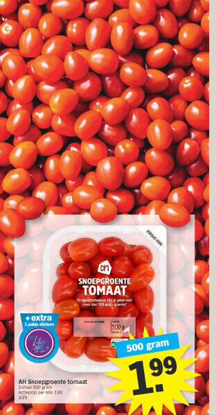 Albert Heijn Ah snoepgroente tomaat aanbieding