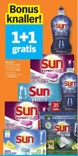 Albert Heijn Alle sun* aanbieding
