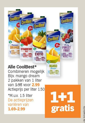 Albert Heijn Alle coolbest* aanbieding