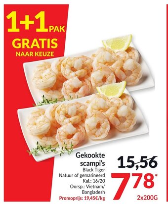 Intermarché Gekookte scampi's aanbieding