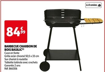 BARBECUE CHARBON DE BOIS BASILIC