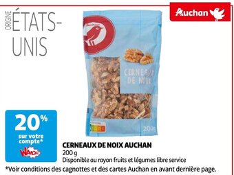 Auchan CERNEAUX DE NOIX 200g aanbieding