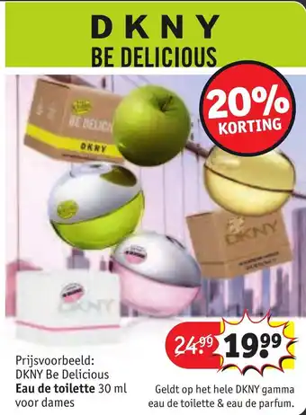 Kruidvat DKNY Be Delicious Eau de toilette 30 ml aanbieding