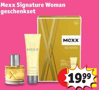 Kruidvat Mexx Signature Woman geschenkset aanbieding