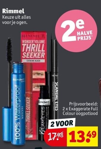 Kruidvat Rimmel aanbieding