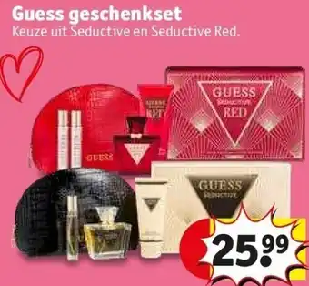 Kruidvat Guess geschenkset aanbieding