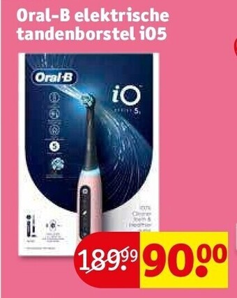 Kruidvat Oral-b elektrische tandenborstel io5 aanbieding