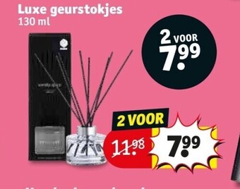 Kruidvat Luxe geurstokjes 130 ml aanbieding