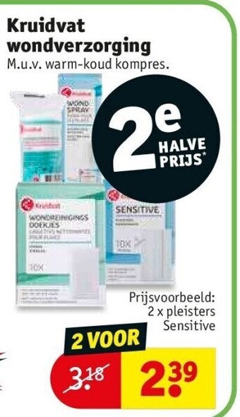 Kruidvat Kruidvat wondverzorging aanbieding