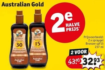 Kruidvat Australian gold aanbieding