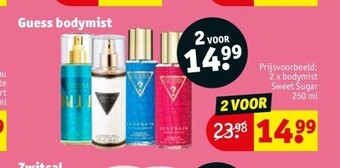 Kruidvat Guess bodymist aanbieding