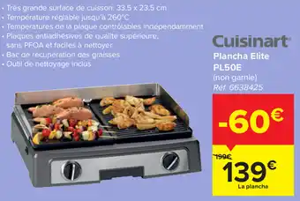 Carrefour Plancha Elite PL50E aanbieding