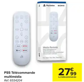 Carrefour PS5 Telecommande multimedia aanbieding