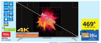 Carrefour TCL 50P715 aanbieding